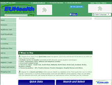 Tablet Screenshot of euhealth.net